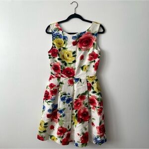 Tahari Women’s Floral Fit & Flare Dress